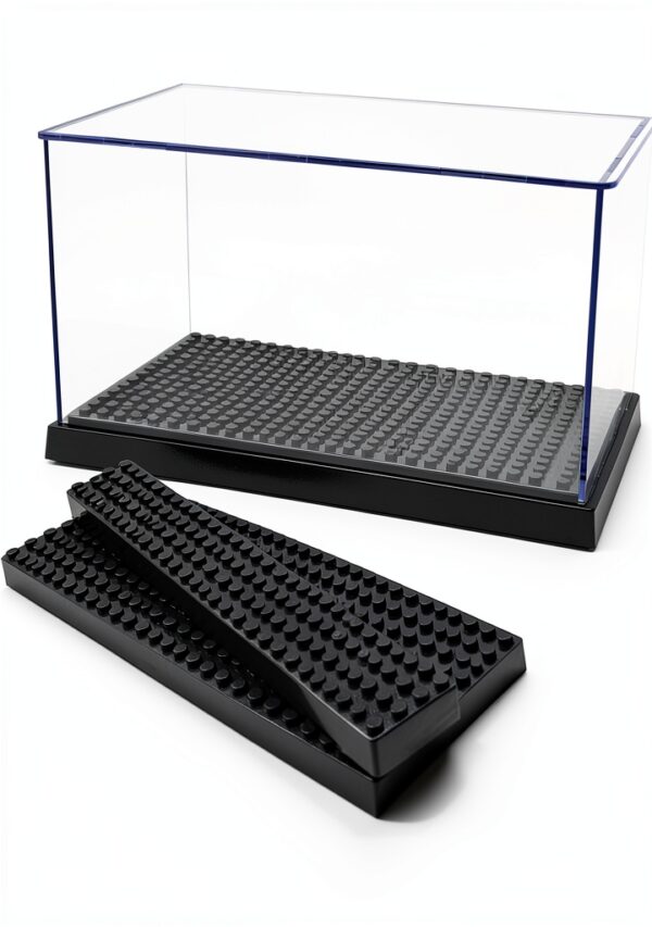 ShiYiJia Acrylic Display Case for Lego Minifigures Dustproof-0