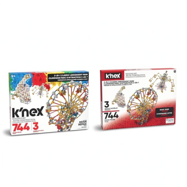 Knex Amusement Park Building Set 724 Pieces Motorized Ages-8