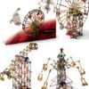 Knex Amusement Park Building Set 724 Pieces Motorized Ages-0