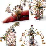 Knex Amusement Park Building Set 724 Pieces Motorized Ages-0