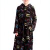 Boys Gaming Robe Soft Polyester Breathable Fun Print Sizes-5