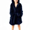 Bare Cotton Boys Fleece Robe Shawl Collar Premium Comfort-4