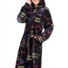 Boys Gaming Robe Soft Polyester Breathable Fun Print Sizes-0