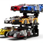 Mocellence Car Display Stand 6 Car Holder Lego Compatible-0