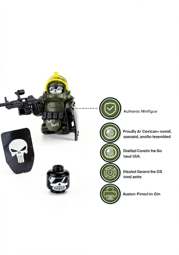 Battle Brick Tactical Gear Genuine Minifigure Building-3