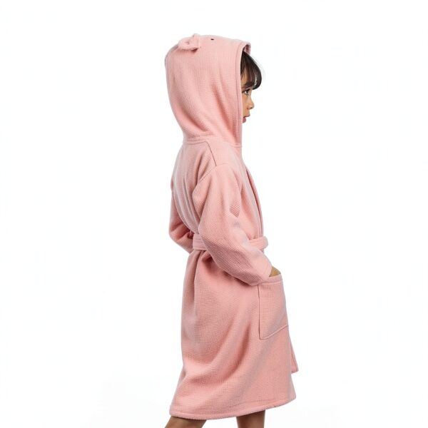 QYFHJGFR Kids Cotton Hooded Bathrobe Soft Terry Cloth-2