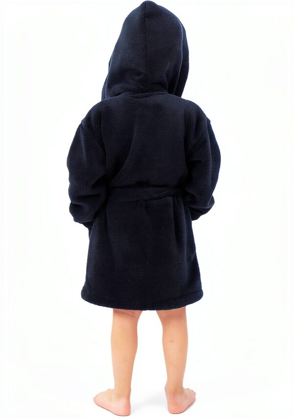 Bare Cotton Boys Fleece Robe Shawl Collar Premium Comfort-5