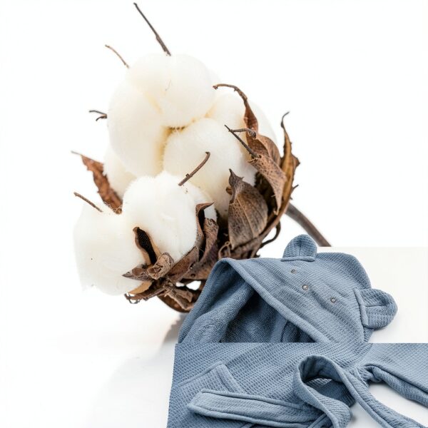 QYFHJGFR Kids Cotton Hooded Bathrobe Soft Terry Cloth-3