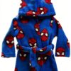 Boys Cartoon Bathrobe Soft Cozy Licensed Design Kids Pajamas-0