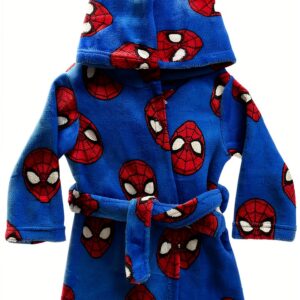 Boys Cartoon Bathrobe Soft Cozy Licensed Design Kids Pajamas-0