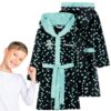 Minecraft Fleece Robe for Boys Fashion UK Hooded Soft-2