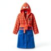 Spiderman Robe Boys Fleece Bathrobe Marvel Licensed-4