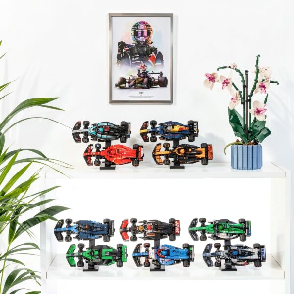 Brickify F1 Display Risers 5 Pack Angled Stands Collectors-2