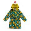 Grinch Robe for Kids Official License Soft Fleece-2