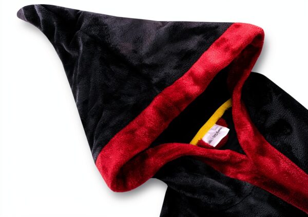Harry Potter Boys Robe Gryffindor Fleece Bathrobe Black-7