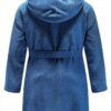 Kids Hooded Cotton Bathrobe Terry Robe Girls Boys Colors-1