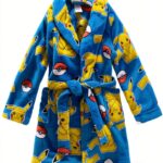 Pokemon Boys Bathrobe Horizon Pals Fleece Robe Kids-0
