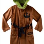 Star Wars Yoda Robe Boys Fleece Hooded Jedi Costume-0