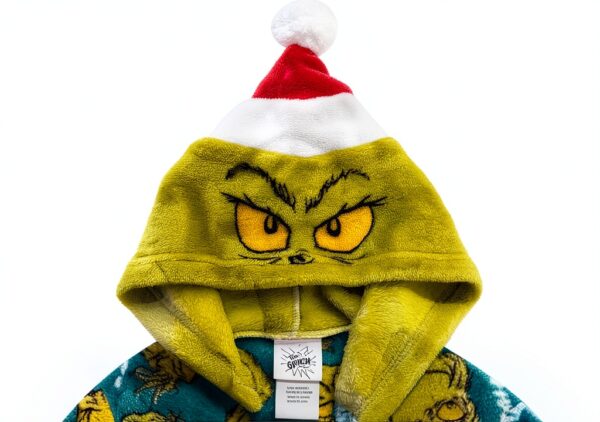 Grinch Robe for Kids Official License Soft Fleece-3