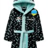 Minecraft Fleece Robe for Boys Fashion UK Hooded Soft-0