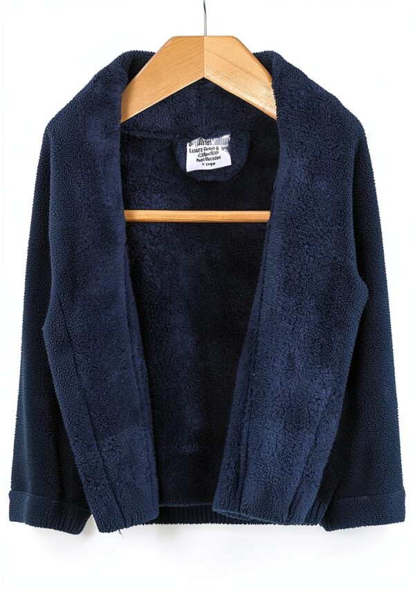 Bare Cotton Boys Fleece Robe Shawl Collar Premium Comfort-7