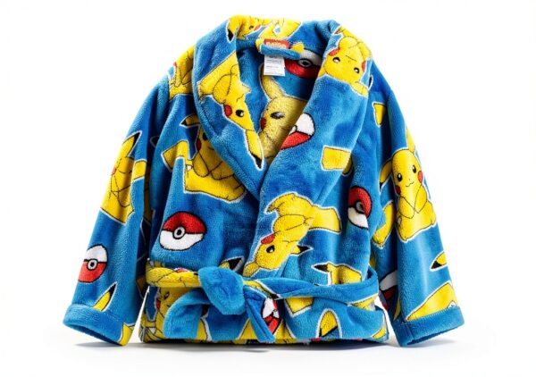 Pokemon Boys Bathrobe Horizon Pals Fleece Robe Kids-1