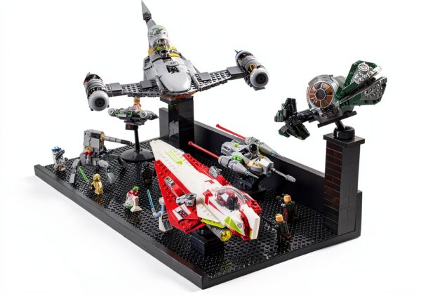 Brickmaster Displays Extra Large Wall Shelf Kids Room-6