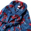 Spider-Man Bathrobe Boys Marvel Fleece Robe Size 4-10-1