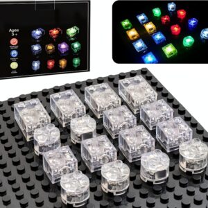 Sawaruita LED Light Bricks Multicolor Flashing Building-0