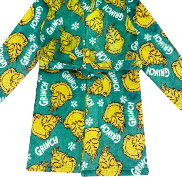 Grinch Robe for Kids Official License Soft Fleece-6