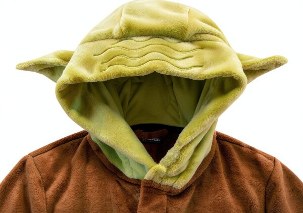 Star Wars Yoda Robe Boys Fleece Hooded Jedi Costume-2