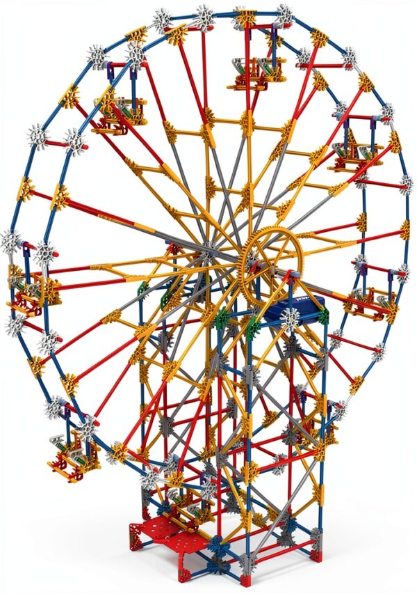 Knex Amusement Park Building Set 724 Pieces Motorized Ages-3