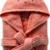 QYFHJGFR Kids Cotton Hooded Bathrobe Soft Terry Cloth-0