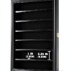 Display Gifts Minifigure Display Case Black Lockable Wall-2